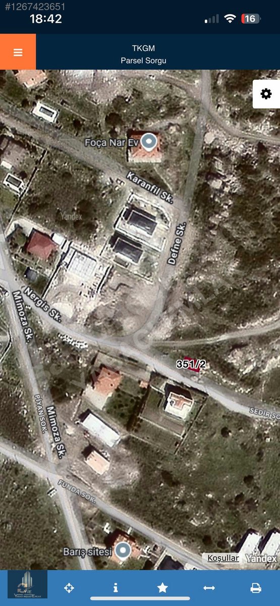 FOÇADA TİCARİ İMARLI ARSA - İZMİR FOÇA fotoğraf 3