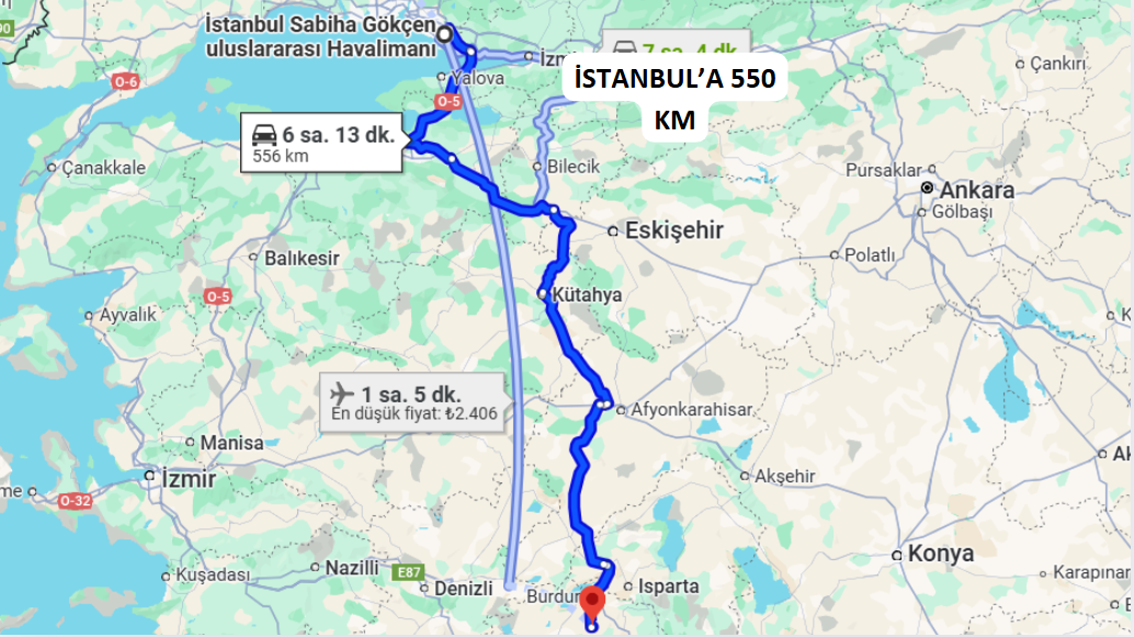 BURDUR MERKEZ BEREKET KÖYÜNDE 1.499 M² TARLA SATILIKTIR. - BURDUR MERKEZ fotoğraf 10