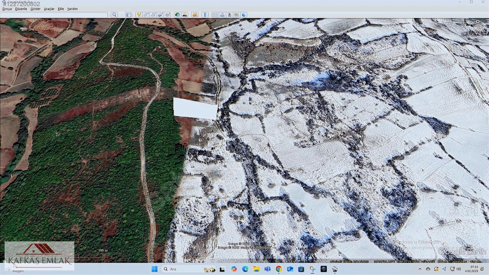 DEMİRDERE 7.400 M2 MERAYA BİTİŞİK - BURSA MUSTAFAKEMALPAŞA fotoğraf 4