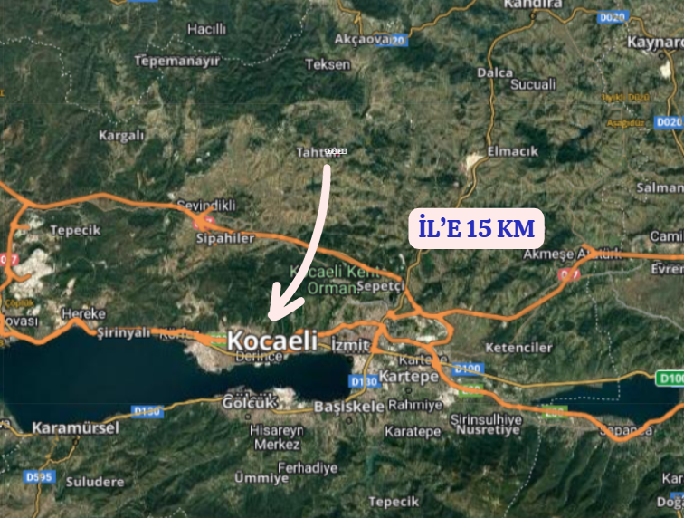 KOCAELİ İZMİT BULDUK  KÖYÜNDE 1.330 M²  TARLA  SATILIKTIR - KOCAELİ İZMİT fotoğraf 6