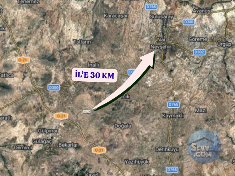 NEVŞEHİR ACIGÖL AĞILLI  KÖYÜNDE 1.632 M²  TARLA  SATILIKTIR - NEVŞEHİR ACIGÖL fotoğraf 10