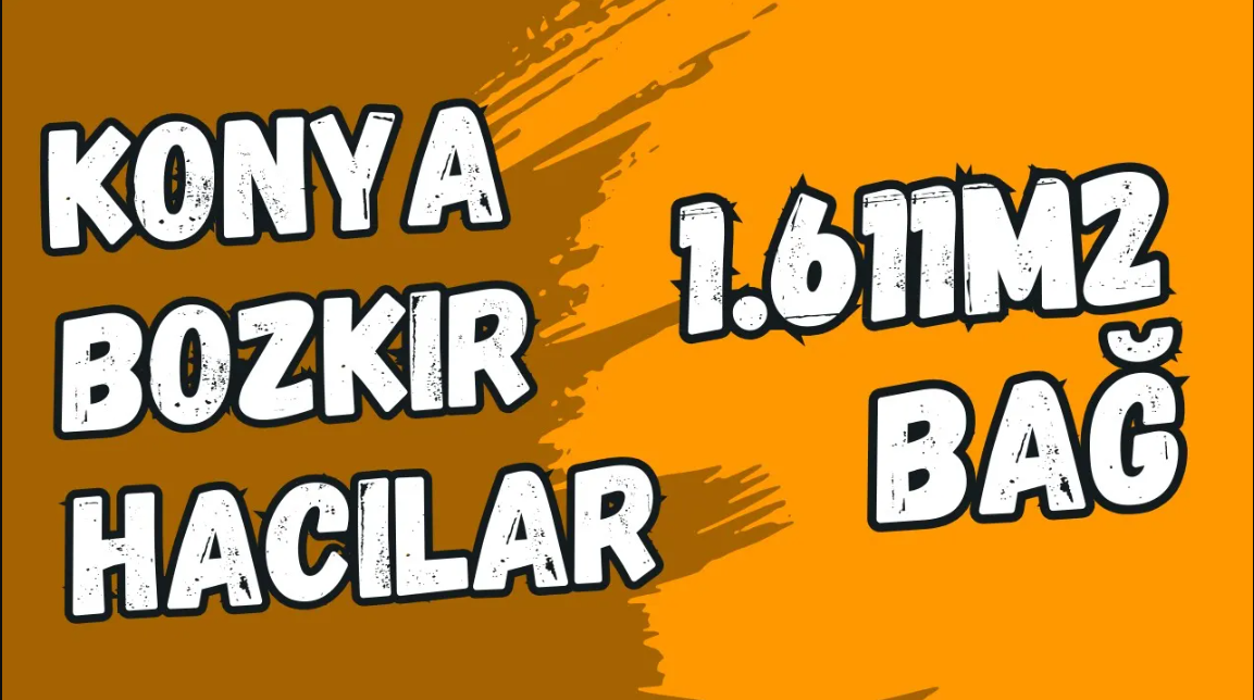 KONYA BOZKIR HAMZALAR KÖYÜNDE 1.611 M2 BAĞ SATILIKTIR. - KONYA BOZKIR fotoğraf 9