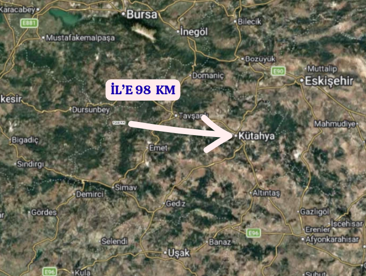 KÜTAHYA TAVŞANLI AYDINLAR  KÖYÜNDE 2.585 M²  TARLA  SATILIKTIR - KÜTAHYA TAVŞANLI fotoğraf 6