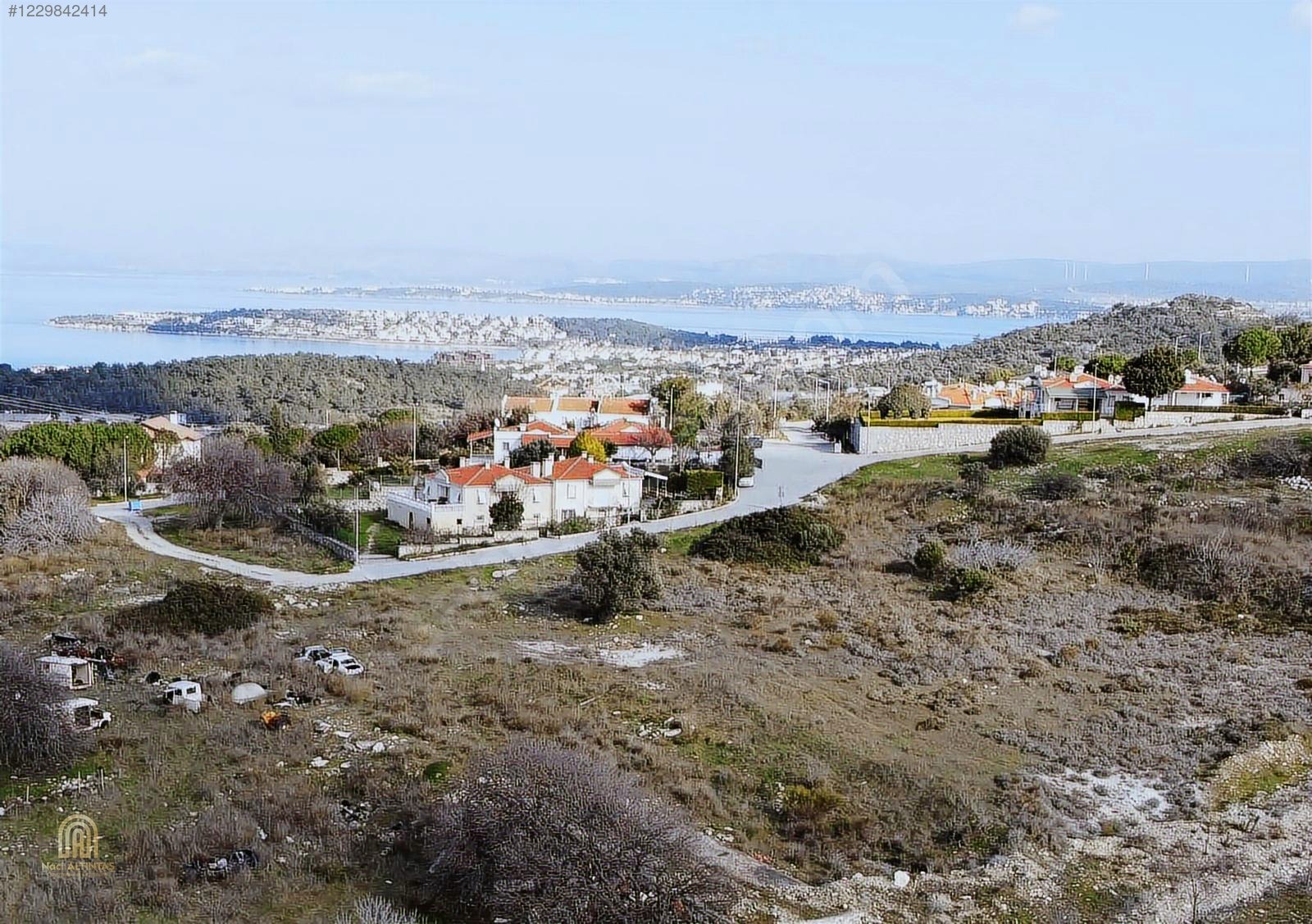 MARİNA VE SAKIZ ADASI MANZARALI %20 İMARLI SATILIK KUPON ARSA - İZMİR ÇEŞME fotoğraf 3