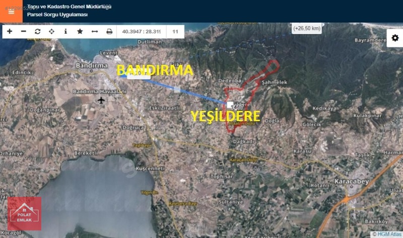 Turistik Yerlere Yakın İmarlı Süper Konumlu Arsa Polat Emlak'tan - BURSA KARACABEY fotoğraf 5