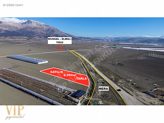 VİP GAYRİMENKUL'den PİRHASANLAR MAH. 2.350m² TARLA - ANTALYA ELMALI fotoğraf 3