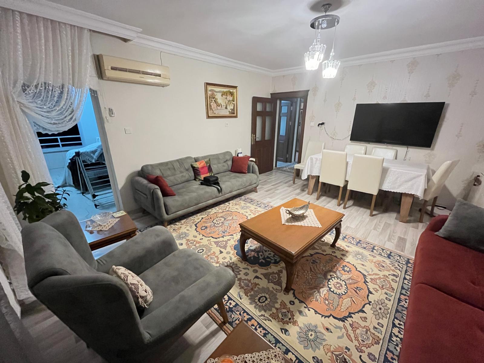 ERGÜNDEN ÇİFTLİKKÖYDE GROSERİ ARKASI MANZARALI SATILIK 3+1 DAİRE - MERSİN YENİŞEHİR fotoğraf 2