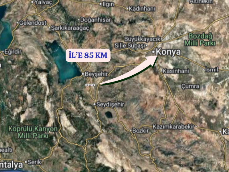 KONYA BEYŞEHİR BAYAFŞAR KÖYÜNDE 106  M²  ARSA  SATILIKTIR - KONYA BEYŞEHİR fotoğraf 6