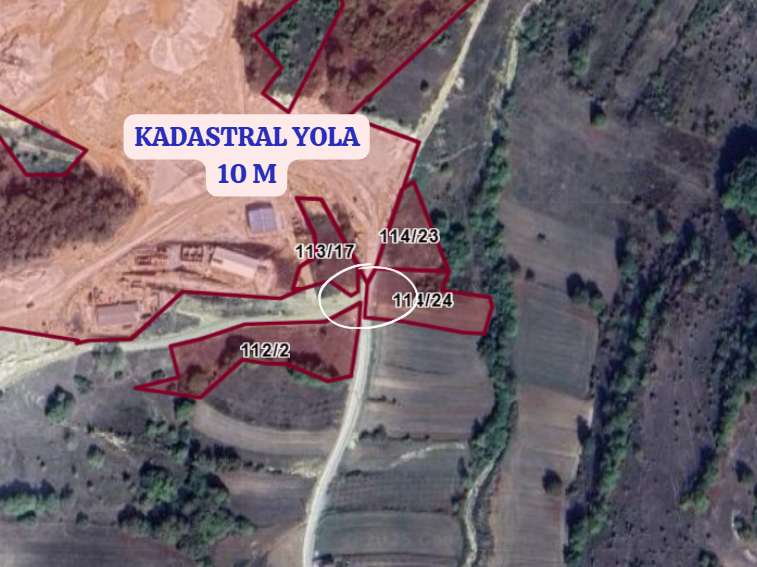 KOCAELİ KANDIRA NASUHLAR  KÖYÜNDE 1.554 M²  TARLA  SATILIKTIR - KOCAELİ KANDIRA fotoğraf 3