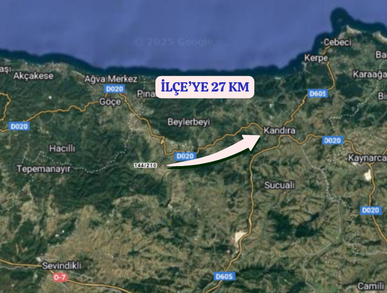 KOCAELİ KANDIRA TEKSEN   KÖYÜNDE  885  M²  TARLA SATILIKTIR - KOCAELİ KANDIRA fotoğraf 6