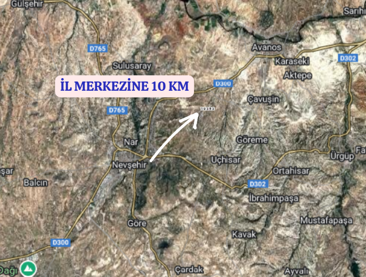 NEVŞEHİR MERKEZ UÇHİSAR  KÖYÜNDE  2.440  M² BAĞ  SATILIKTIR - NEVŞEHİR MERKEZ fotoğraf 8