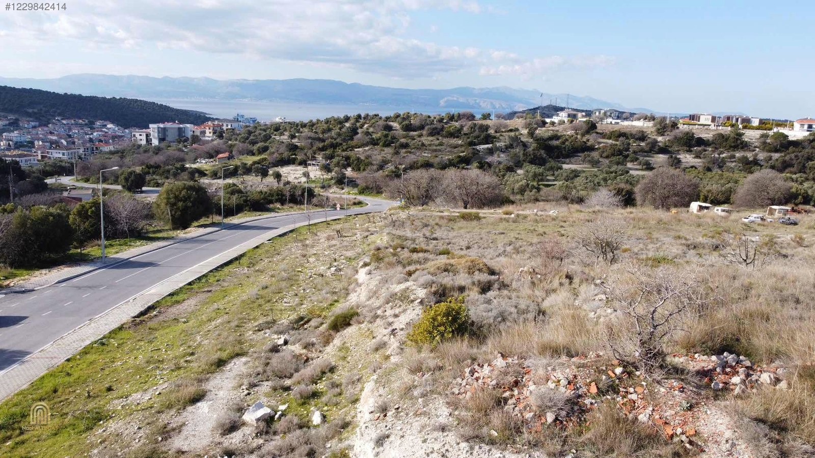 MARİNA VE SAKIZ ADASI MANZARALI %20 İMARLI SATILIK KUPON ARSA - İZMİR ÇEŞME fotoğraf 5