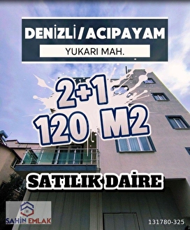 ŞAHİN EMLAK'TAN ACIPAYAM YUKARI MAH. SATILIK 120 M2 2+1 DAİRE - DENİZLİ ACIPAYAM fotoğraf 5