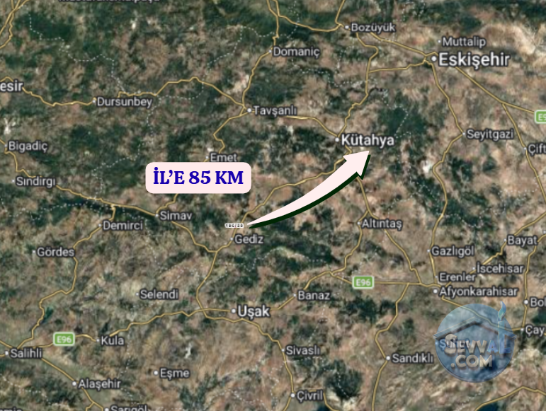 KÜTAHYA GEDİZ E.GEDİZ/HİSAR  KÖYÜNDE 6.416 M²  TARLA  SATILIKTIR - KÜTAHYA GEDİZ fotoğraf 7