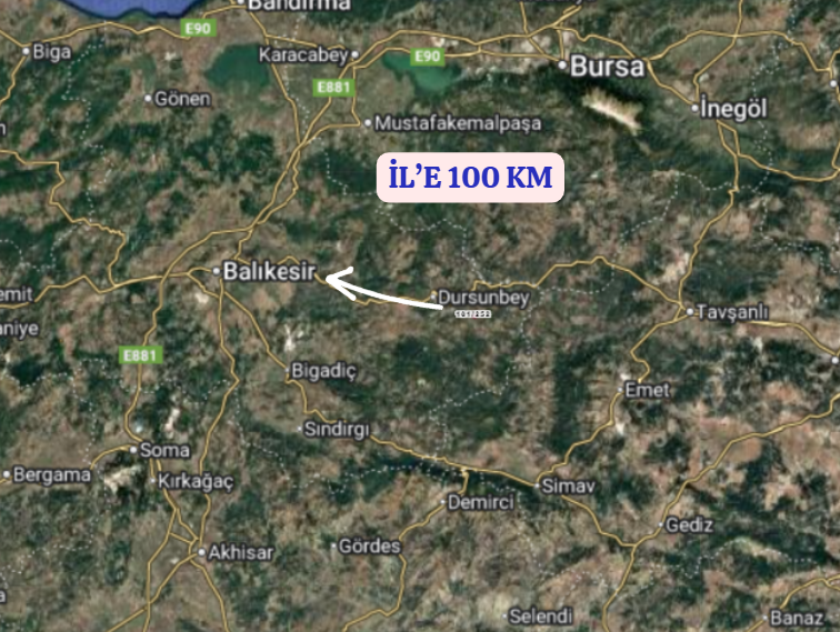 BALIKESİR DURSUNBEY AKYAYLA   KÖYÜNDE  370  M² BAĞ  SATILIKTIR - BALIKESİR DURSUNBEY fotoğraf 7