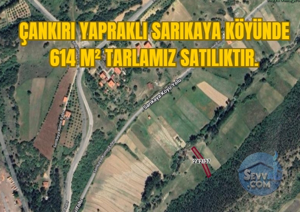 ÇANKIRI YAPRAKLI SARIKAYA KÖYÜNDE 614 M² TARLAMIZ SATILIKTIR. - Çankırı Yapraklı fotoğraf 11