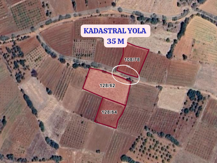 DENİZLİ BEKİLLİ POYRAZLI   KÖYÜNDE   1.239  M²  TARLA  SATILIKTIR - DENİZLİ BEKİLLİ fotoğraf 3