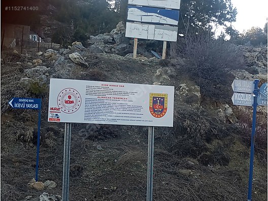 ANTALYA KARAPINAR GOZLAR YAYLASINDA ARSA. KÖY İÇİNDE, YOL VE SU VAR.