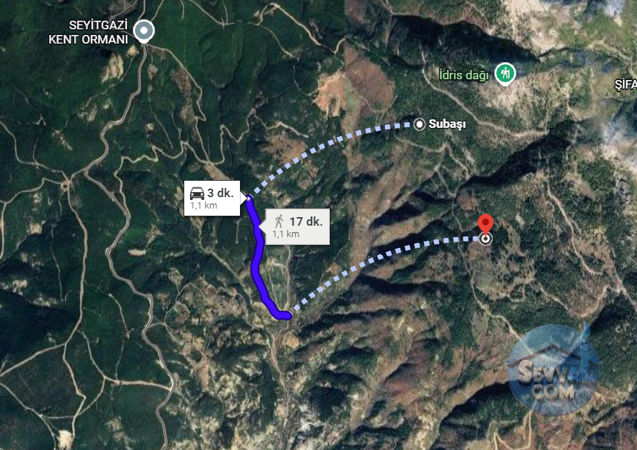 KÜTAHYA ŞAPHANE SUBAŞI  KÖYÜNDE 856 M²  TARLA  SATILIKTIR - KÜTAHYA ŞAPHANE fotoğraf 4