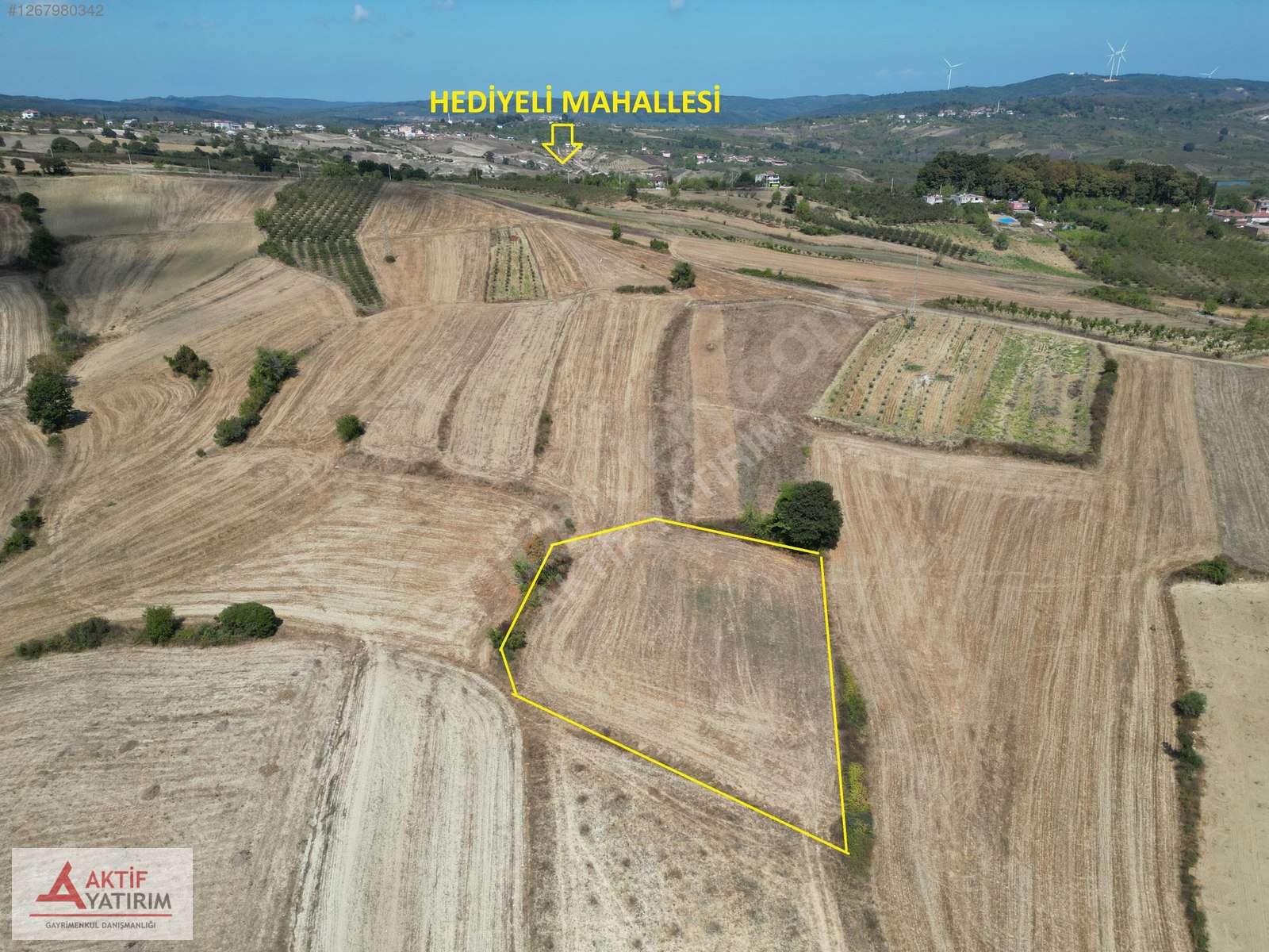 HEDİYELİ MAHALLESİ'NDE YERLEŞİM KENARINDA 2571 M2 SATILIK TARLA - KOCAELİ KANDIRA fotoğraf 15
