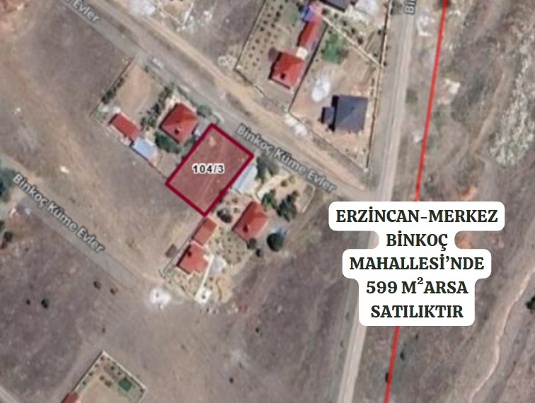 ERZİNCAN MERKEZ BİNKOÇ KÖYÜ’NDE 99 M² ARSA SATILIKTIR - ERZİNCAN MERKEZ fotoğraf 2