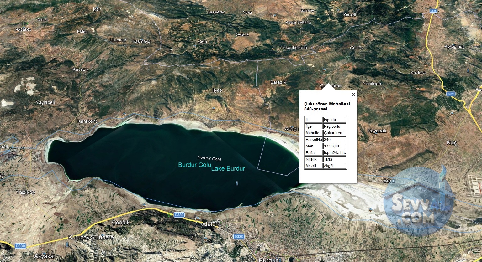 ISPARTA KEÇİBORLU ÇUKURÖREN KÖYÜNDE 1.293 m² TARLAMIZ SATILIKTIR - Isparta Keçiborlu fotoğraf 4