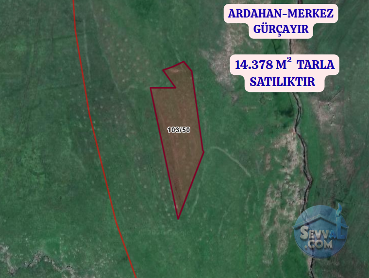 ARDAHAN MERKEZ GÜRÇAYIR  MAHALLESİNDE  14.378 M² TARLA  SATILIKTIR - ARDAHAN MERKEZ fotoğraf 2