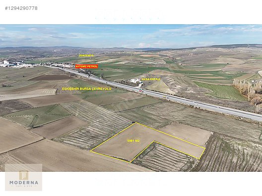TEPEBAŞI ÇUKURHİSAR'DA 5.981 M2 YOLA VE FABRİKA YAKINI ARAZİ - ESKİŞEHİR TEPEBAŞI fotoğraf 13