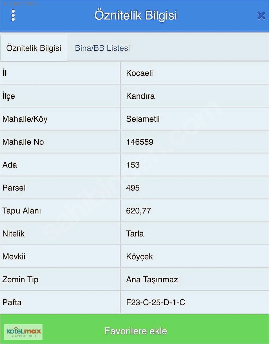 KANDIRA SELAMETLİ SATILIK TARLA YOL KENARI ELEKTRİK SU MEVCUT - KOCAELİ KANDIRA fotoğraf 3