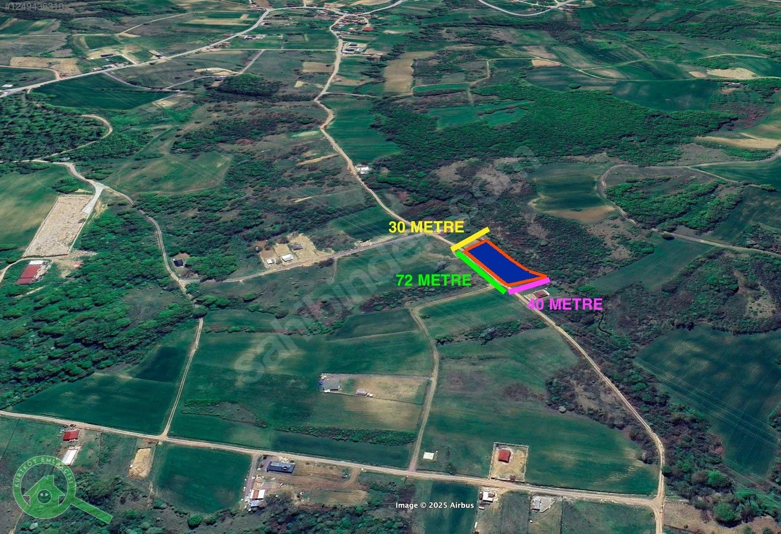 Körfez Himmetli'de 2524m² Tarla -Yola 72M Cepheli- Elektrik & Su - KOCAELİ KÖRFEZ fotoğraf 7