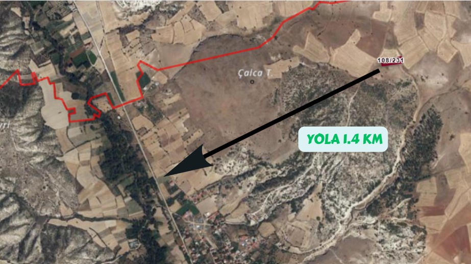 ISPARTA YALVAÇ BAĞLARBAŞI KÖYÜNDE 3.000M² TARLAMIZ SATILIKTIR. - ISPARTA YALVAÇ fotoğraf 3