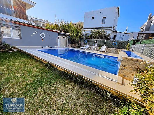 TURYAP ÇEŞME ŞİFNE'de HAVUZLU MÜSTAKİL 3+1 VİLLA - İZMİR ÇEŞME fotoğraf 33