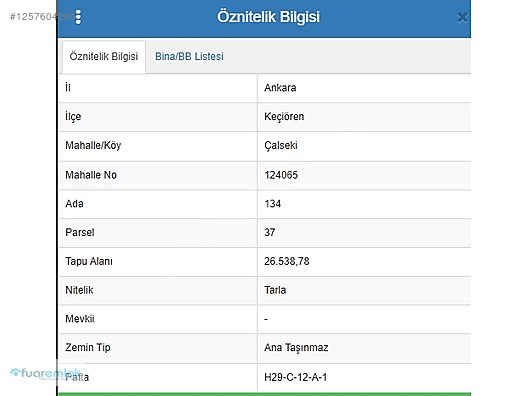 KEÇİÖREN ÇALSEKİ█ 2200m2 37 PARSEL'DE FIRSAT ARSA - ANKARA KEÇİÖREN fotoğraf 4