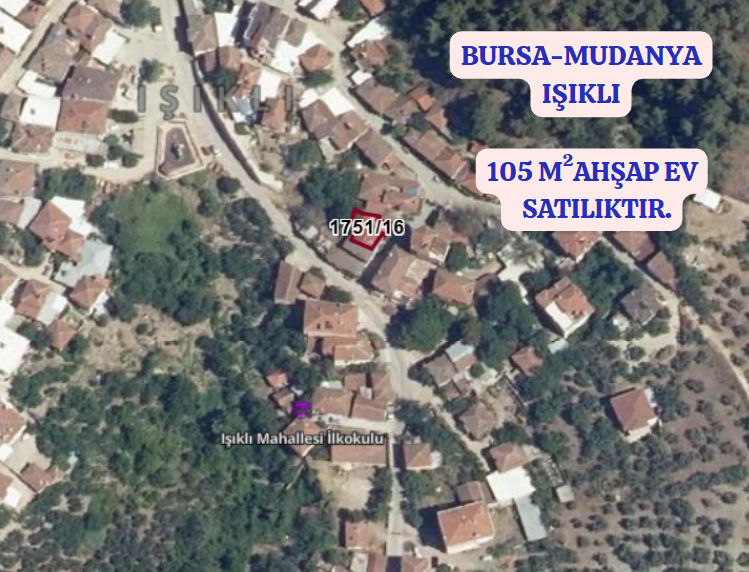 BURSA MUDANYA IŞIKLI KÖYÜNDE 105 M AVLULU AHŞAP EV SATILIKTIR - BURSA MUDANYA fotoğraf 2