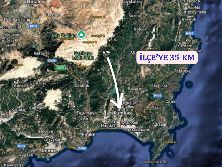 ANTALYA KUMLUCA KARACAÖREN KÖYÜNDE 2.889 M²  TARLA  SATILIKTIR - ANTALYA KUMLUCA fotoğraf 5