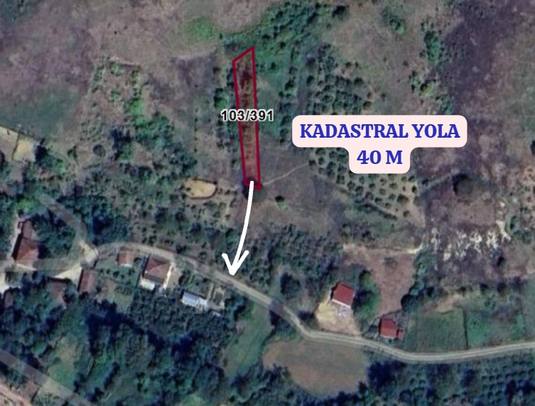 KOCAELİ KANDIRA ELMACIK   KÖYÜNDE 518 M²  TARLA  SATILIKTIR - KOCAELİ KANDIRA fotoğraf 3