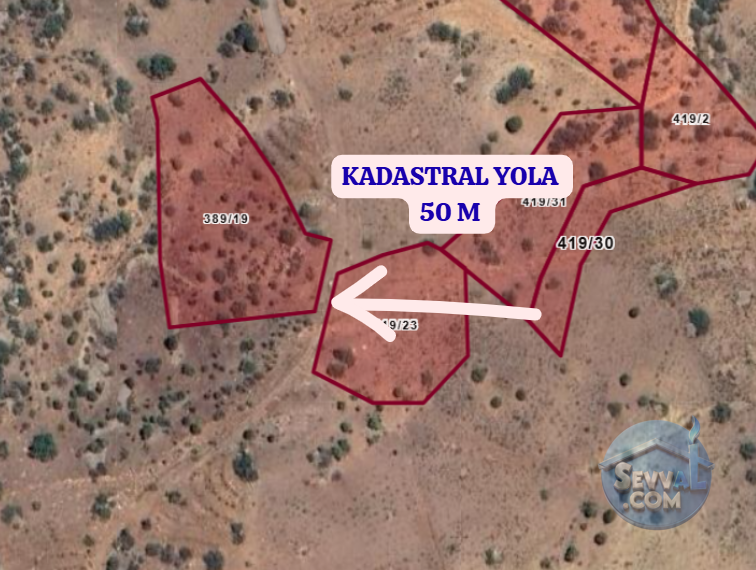 KONYA HADİM YUKARIEŞENLER  KÖYÜNDE  3.978,1.256 VE 984 M² TOPLAM 3 TARLA  SATILI - KONYA HADİM fotoğraf 4