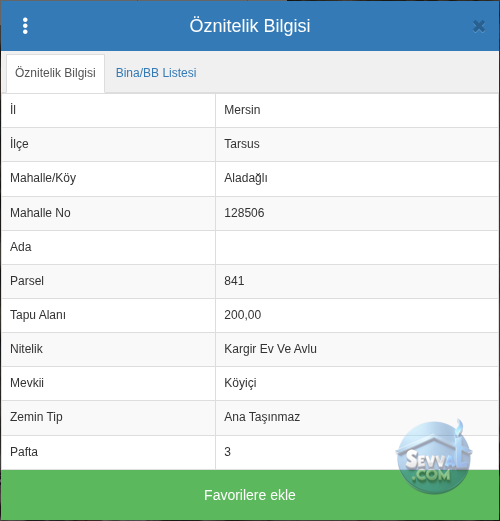 MERSİN TARSUS ALADAĞLI 200 m² SATILIK ARSA - MERSİN TARSUS fotoğraf 3