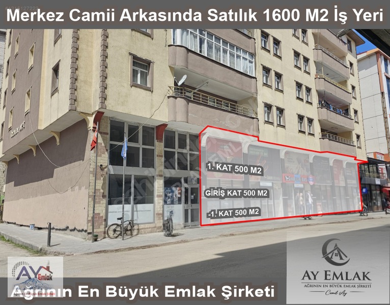 Ağrı Merkezde Satılık Yaklaşık 1500 M² Kurumsal Kiracılı İş Yeri