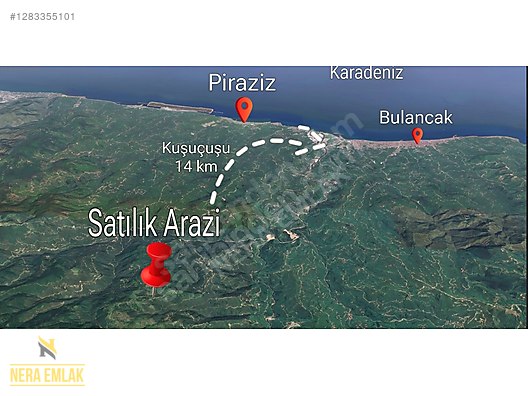 DENİZ SAHİLİNE YAKIN KADASTROYOLA CEPHE TEKTAPU 1.970m2 EV YERİ - GİRESUN PİRAZİZ fotoğraf 12