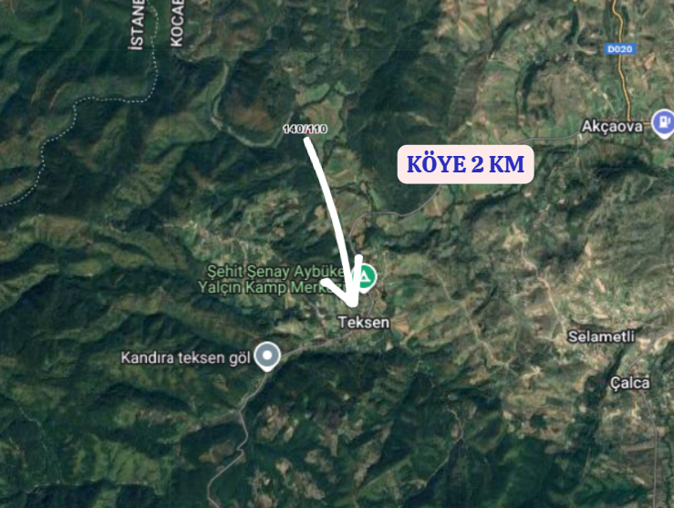 KOCAELİ KANDIRA TEKSEN  KÖYÜNDE 1.469  M² TARLA  SATILIKTIR - KOCAELİ KANDIRA fotoğraf 4
