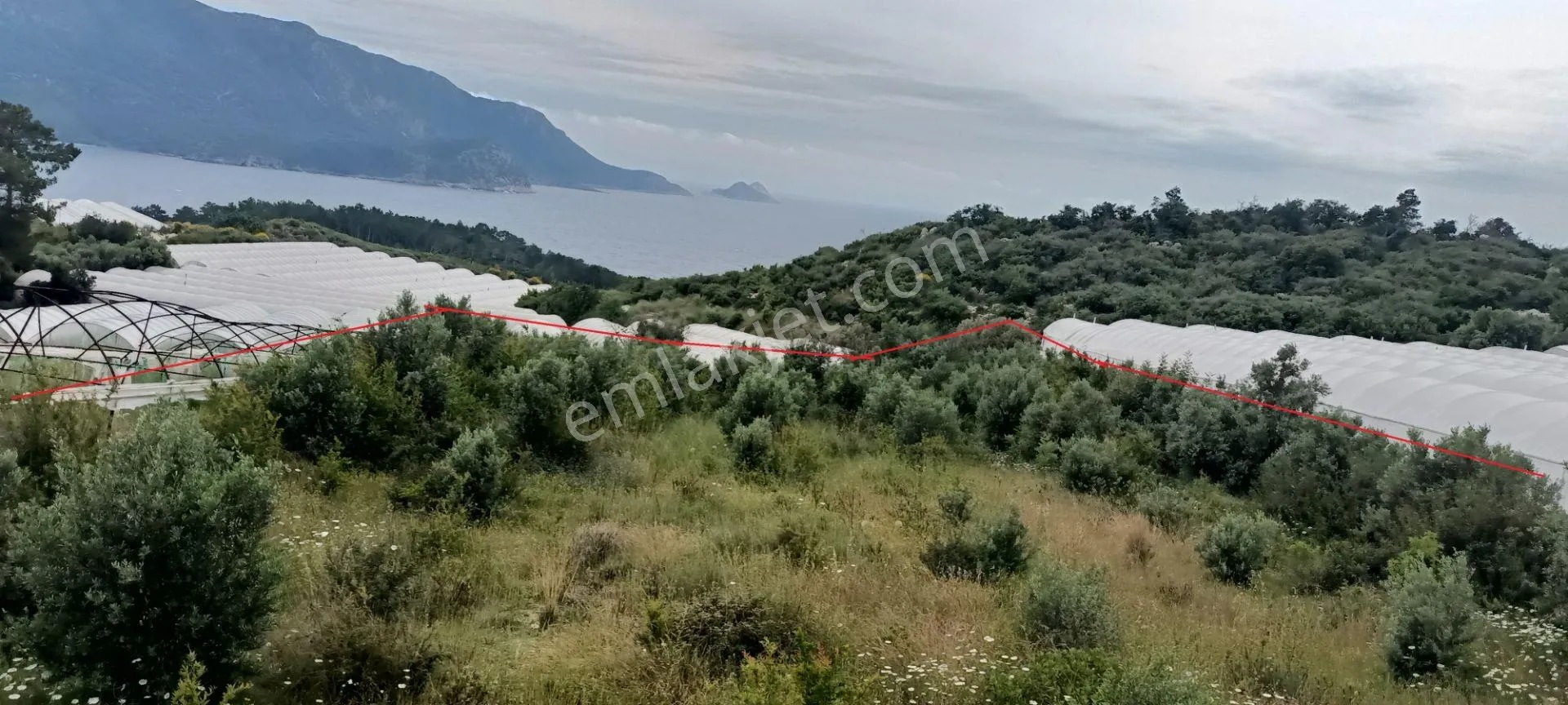 Kumluca Yenicepınar Da Deniz Manzaralı Satılık Arsa-tarla - ANTALYA KUMLUCA fotoğraf 3