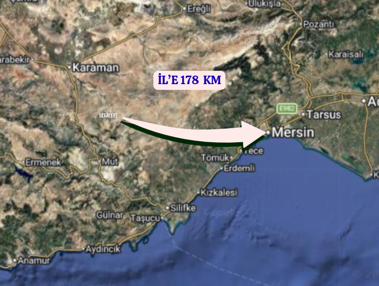 MERSİN MUT GÜME  KÖYÜNDE  6.866 M²  TARLA  SATILIKTIR - MERSİN MUT fotoğraf 7