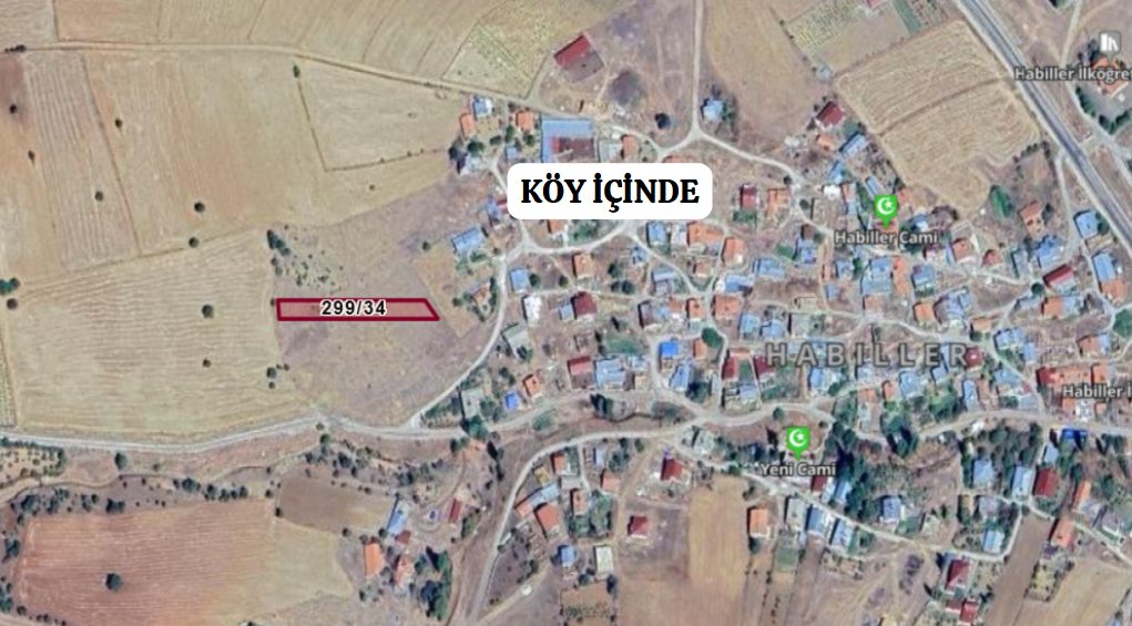 KONYA GÜNEYSINIR HABİLLER KÖYÜNDE 1.271 M² TARLA SATILIKTIR. - KONYA GÜNEYSINIR fotoğraf 9