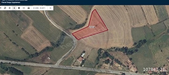 SİPAHİ KÖYÜNDE 3774 M2 TEK TAPU İMAR SINIRI YATIRIMLIK TARLA - EDİRNE UZUNKÖPRÜ fotoğraf 4