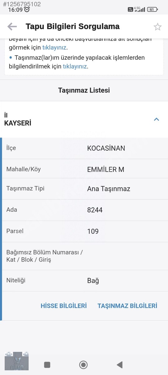 KOCASİNAN EMMİLERDE SATILIK 2+1 EV 1500 M2 BAĞ - KAYSERİ KOCASİNAN fotoğraf 3