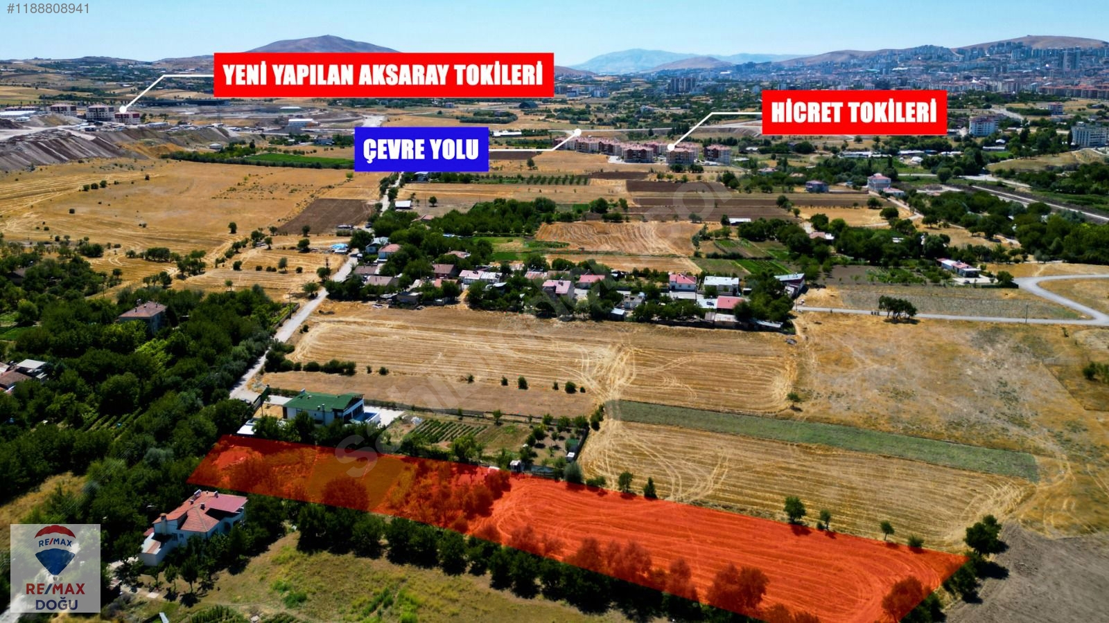 REMAX DOĞUDAN ACİL YATIRIMLIK,Ç. YOLUNA YAKN FIRSAT SATILIK ARSA - ELAZIĞ MERKEZ fotoğraf 3
