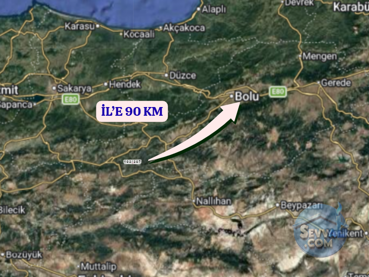 BOLU GÖYNÜK ÇAYLAK  KÖYÜNDE  1.034 M²  TARLA  SATILIKTIR - BOLU GÖYNÜK fotoğraf 7