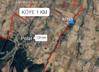 KÜTAHYA GEDİZ POLAT KÖYÜ’NDE 1.733 M² TARLA SATILIKTIR - KÜTAHYA GEDİZ fotoğraf 3