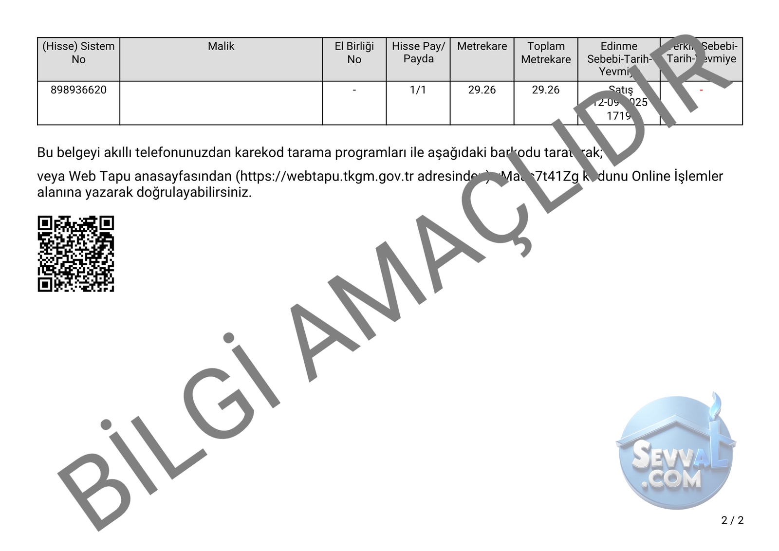 AFYONKARAHİSAR MERKEZ ALCALI KÖYÜ 388 m² ÇAYIR SATILIK - Afyonkarahisar Merkez fotoğraf 3